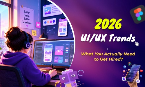 2026 UI UX trends showcasing modern app interface design and user experience elements